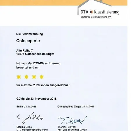 Lejlighed Alte Reihe 7 3 Ostseeperle Zingst